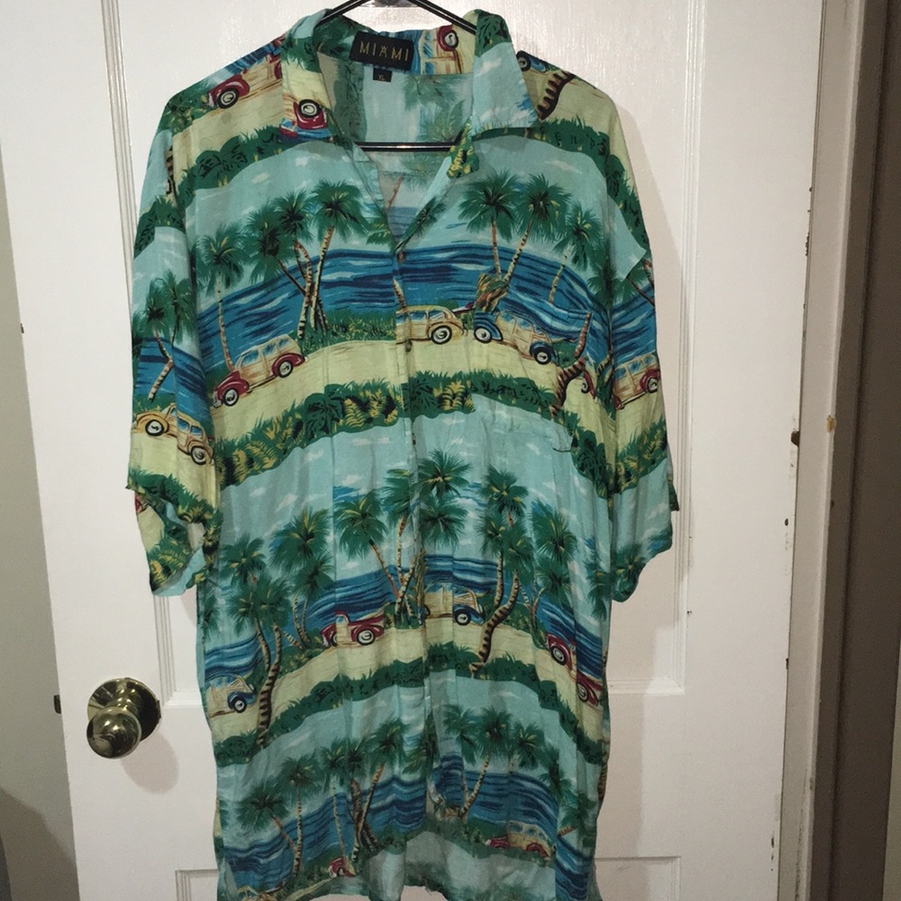 Old School Hawaiian Shirt XL